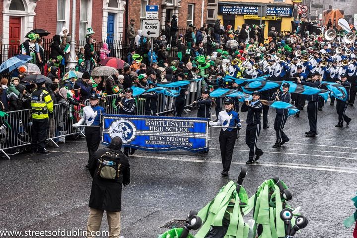 Bartlesville in Dublin's St. Patrick's Day Parade, 2013