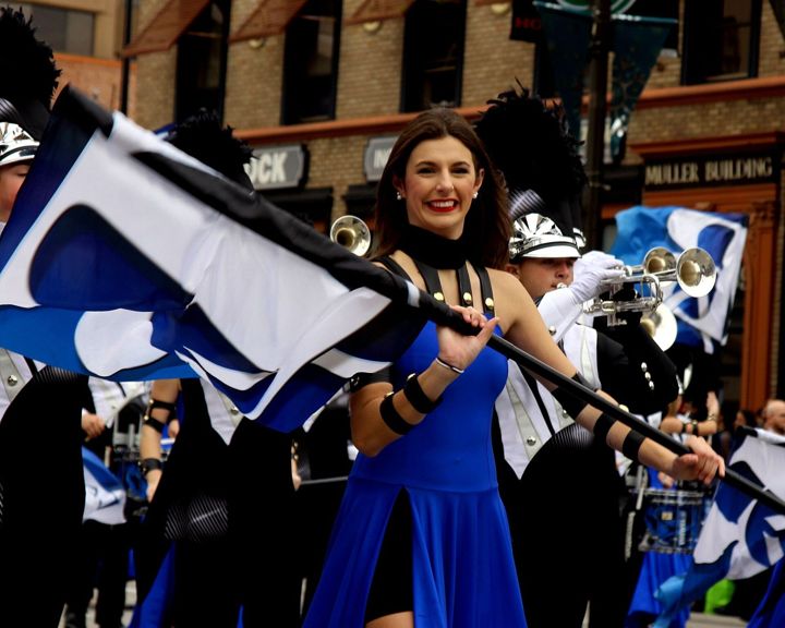 Pride of Broken Arrow color guard
